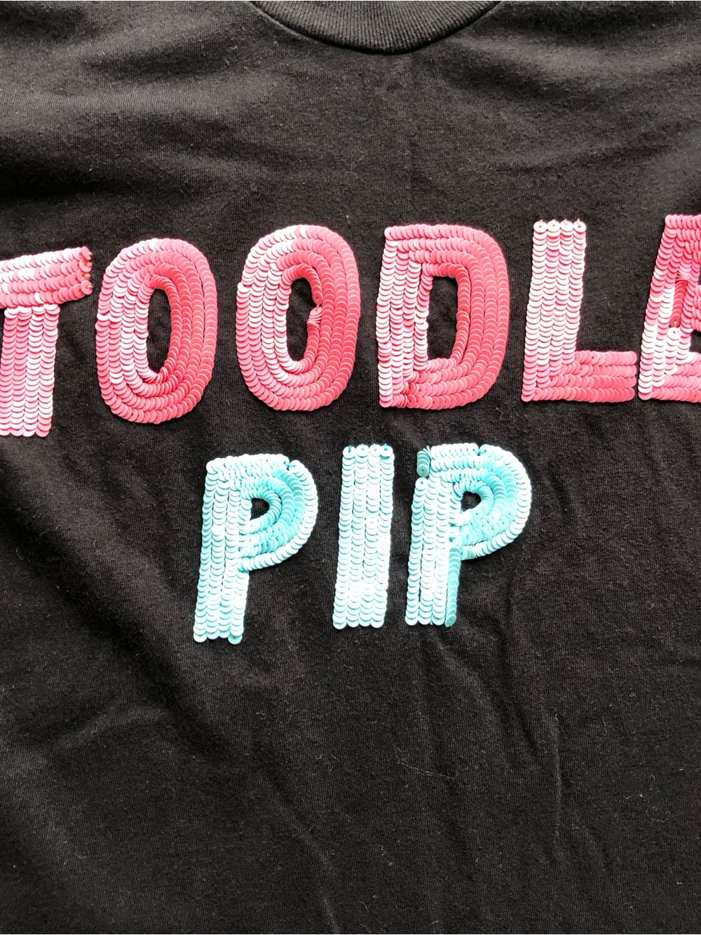 Markus Lupfer Sequin T-shirt Top Tee Sz Small S Toddle Pip - Picture 6 of 10